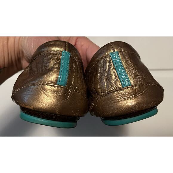 Tieks by Gavrieli Womens Size 8 Gold Leather Foldable Ballet Flats See Pictures - Picture 8 of 13